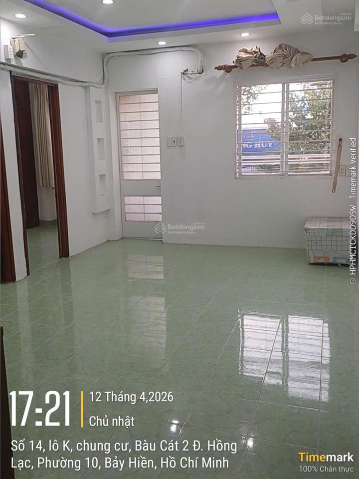 Chính chủ gửi bán căn hộ bàu cát ii tb 55.55m2 (2pn 2wc) căn hộ một đời chủ giá 2.4 tỷ