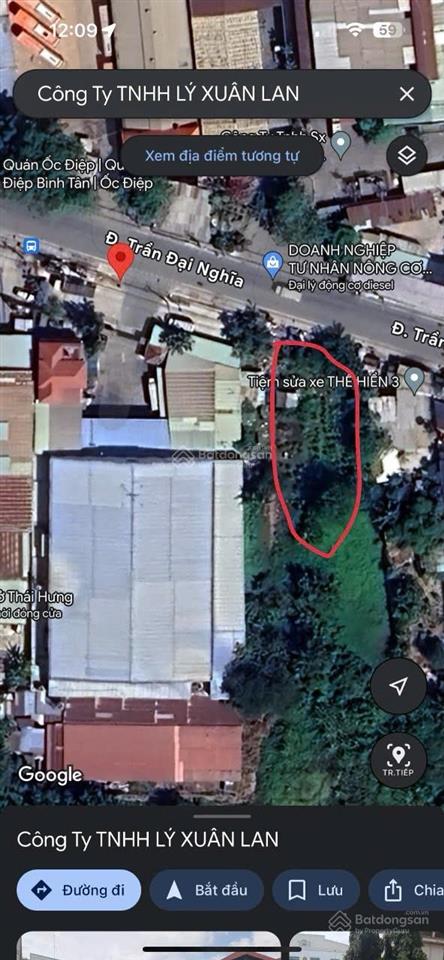 Bán gấp lô đất thổ cư tại mặt tiền đường trần đại nghĩa xã tân kiên huyện bình chánh, 1380 m