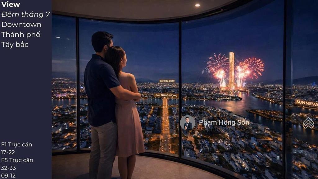 Căn hộ sun fours minh mạng  căn 2pn chỉ 3 tỷ 8  thanh toán dài hạn 4 năm  cđt sun group