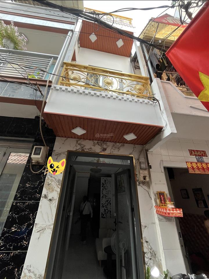 Cực hiếm chỉ 2,15 tỷ tl  số hồng riêng  15m2 (2x8m) 2 tầng hoàn công đủ  hẻm ba gác sát bên q6