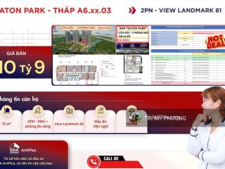 Eaton park  chủ nhà bán căn góc  2pn  tháp a6. xx. 03  giá bán tốt nhất thị trường cao cấp q2
