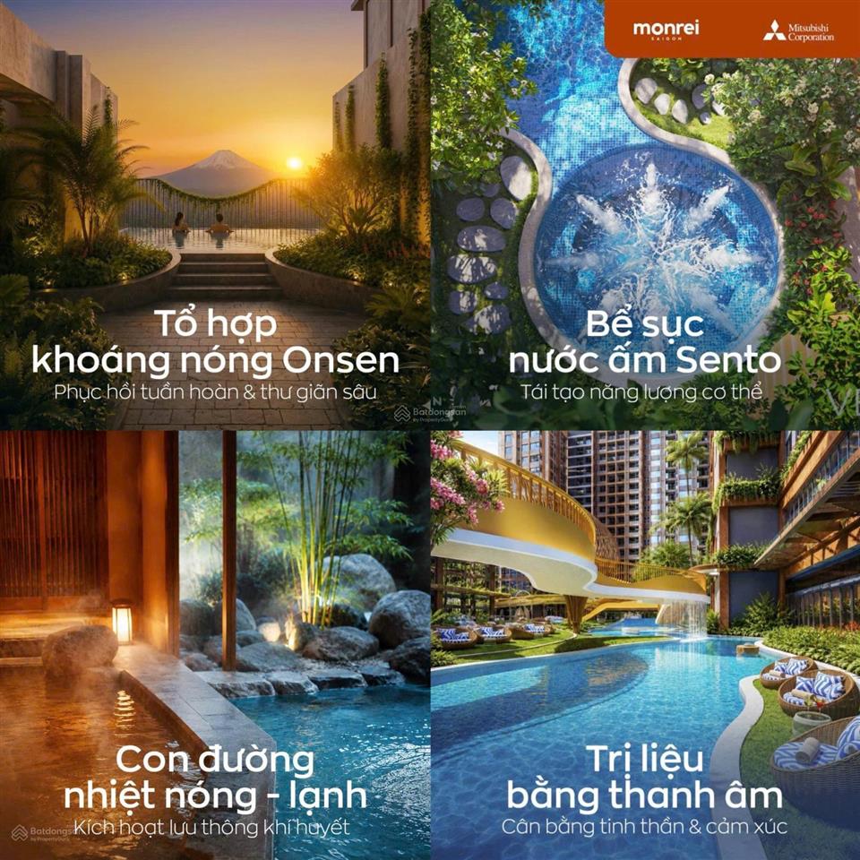 Căn 2pn, 1wc 1,98 tỷ chuẩn resort nghỉ dưỡng có onsen khoáng nóng, xông hơi