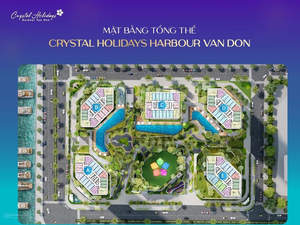 2,3 tỷ có ngay 1 căn ở Crystal Holidays Van Don, view Vịnh và bể bơi đẹp nhất dự án