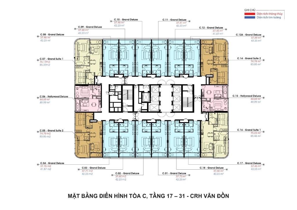 2,3 tỷ có ngay 1 căn ở Crystal Holidays Van Don, view Vịnh và bể bơi đẹp nhất dự án