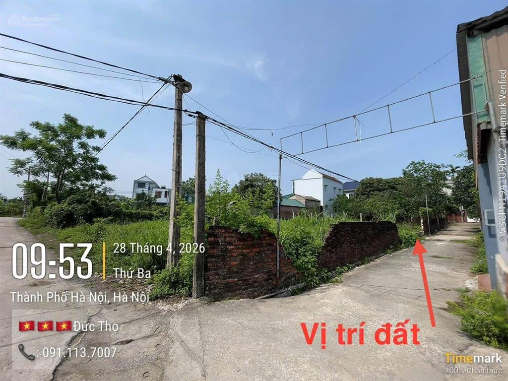 Bán đất 64m2 tại đoàn kết, đại yên, giá tốt 2,779 tỷ