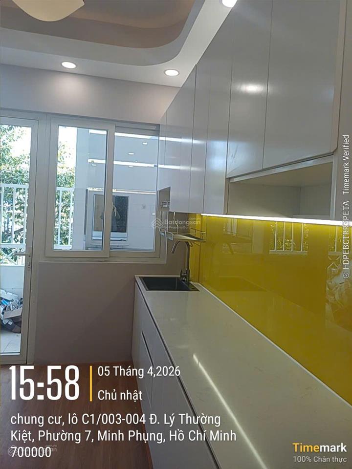 Bán gấp căn hộ chung cư lý thường kiệt 50m2  2 pn