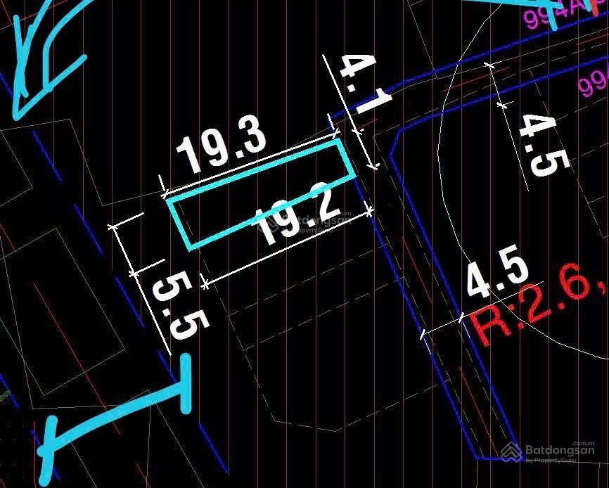 Bán 92.3m2 đất hẻm 994 huỳnh tấn phát quận 7