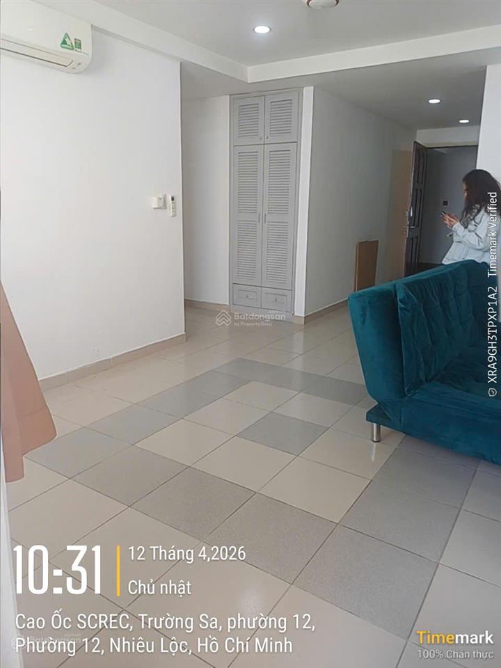 Bán cc tại screc tower, 4,3 tỷ, 59m2, 1pn, 1wc, trường sa, q3, tp. hcm