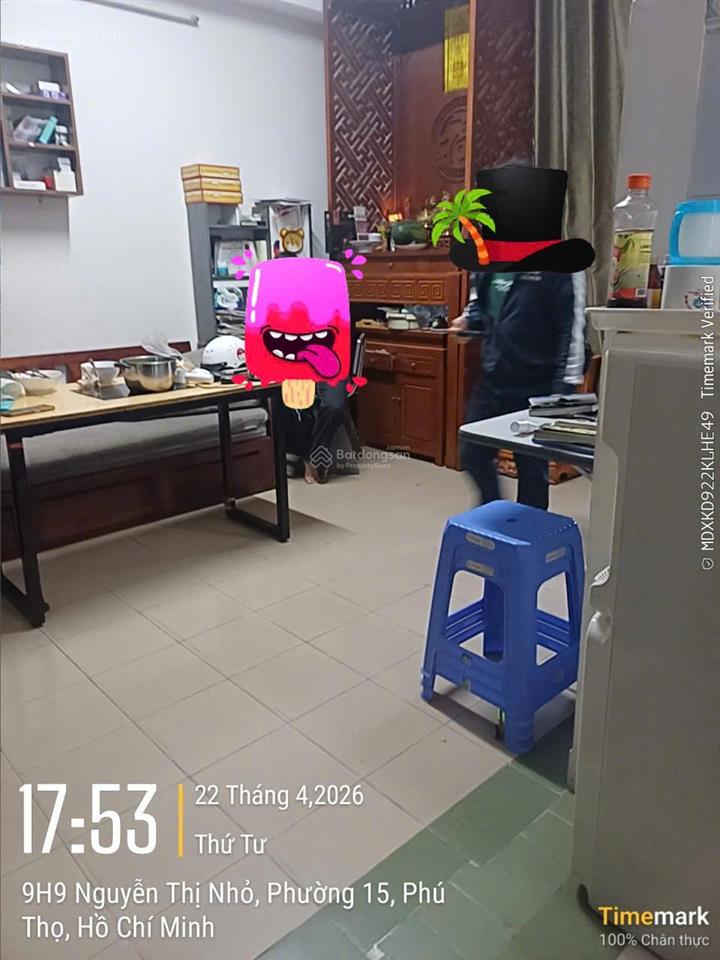 Bán cc phú thọ, q11 giá 3,8 tỷ, 60,32m2, 2pn, 2wc, pháp lý chính chủ.