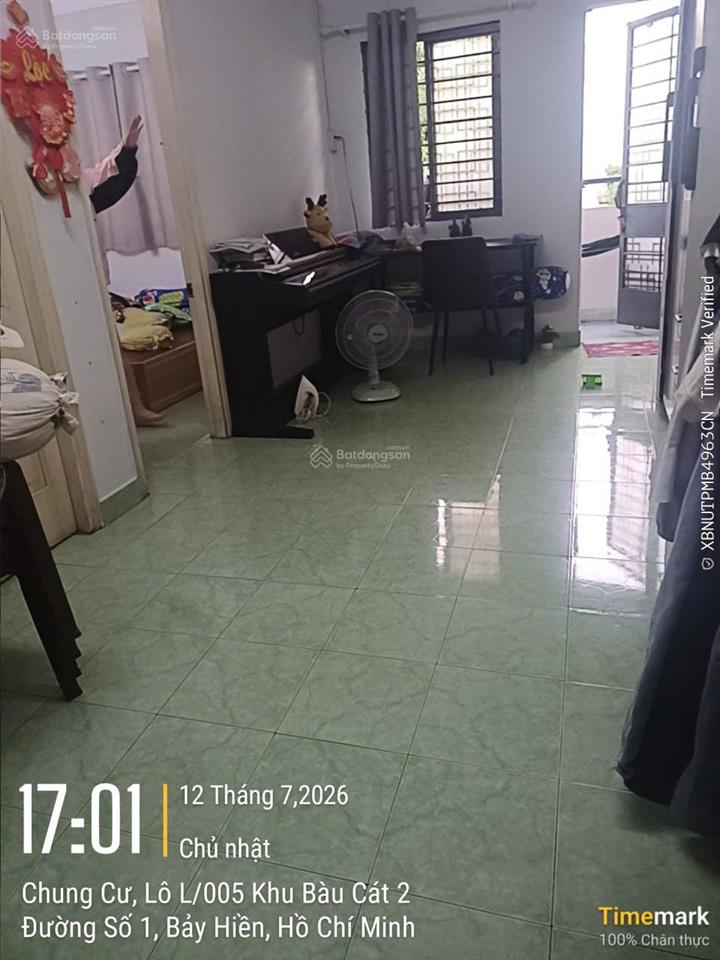 Bán cc bàu cát ii, 2,5 tỷ, 54m2, 2pn thang bộ lầu thấp