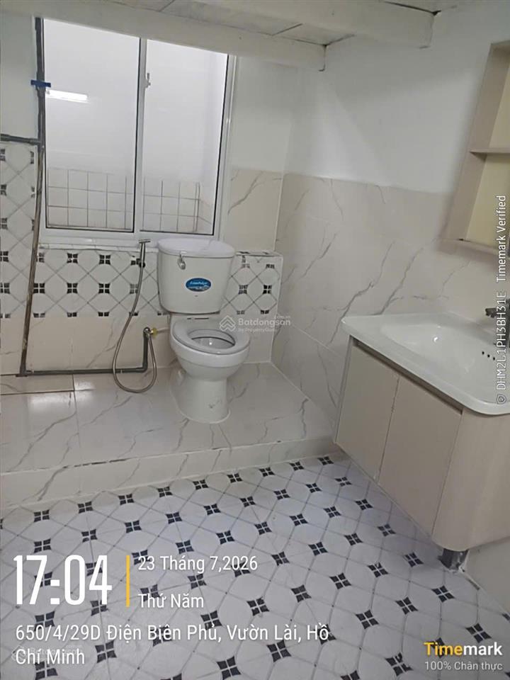 Cho thuê cc 3pn, 2wc, 80m2, 7 triệu vnd tại điện biên phủ, quận 10.