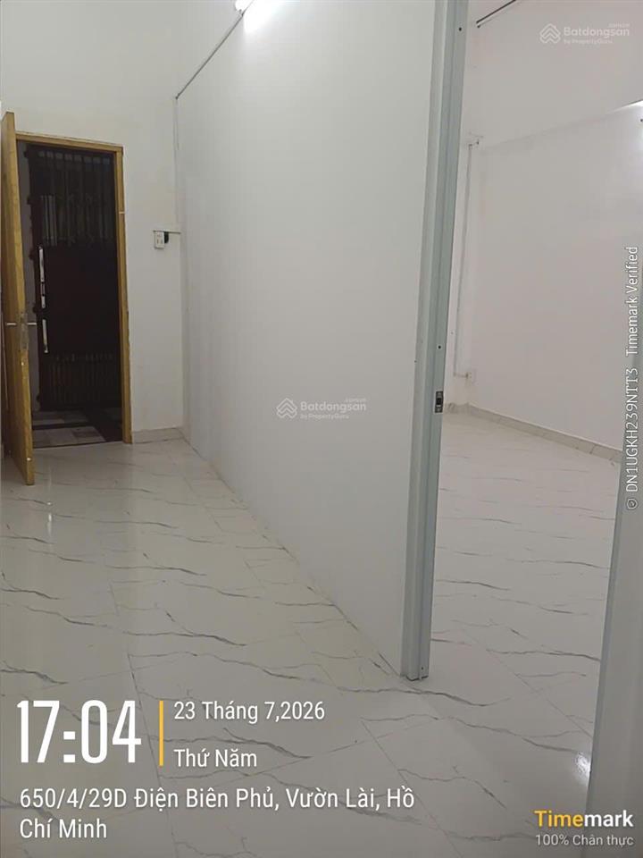 Cho thuê cc 3pn, 2wc, 80m2, 7 triệu vnd tại điện biên phủ, quận 10.