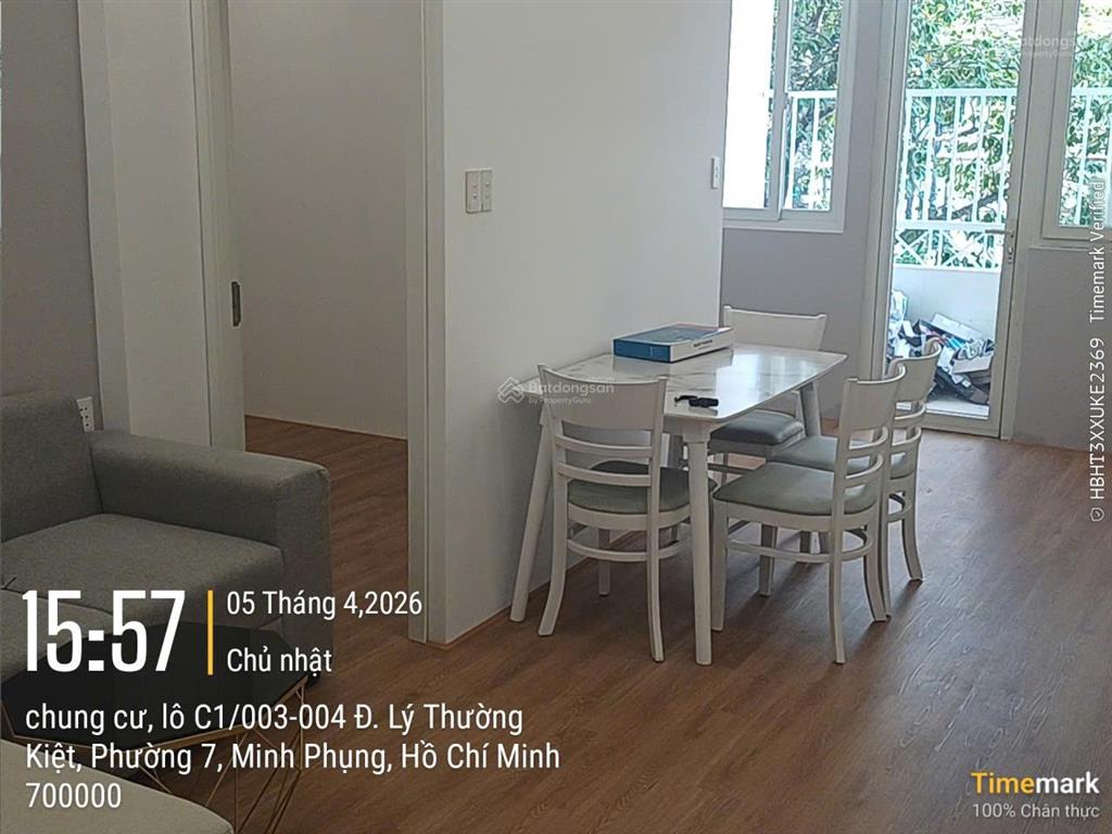 Chung cư thang máy lý thường kiệt, 3,25 tỷ, 49.3m2, q11, hcm