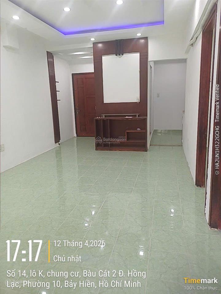 Tôi bán bàu cát 2 thang bộ lầu 1 diện tích 55m2 2pn, giá 2,65 tỷ vnđ tân bình hcm