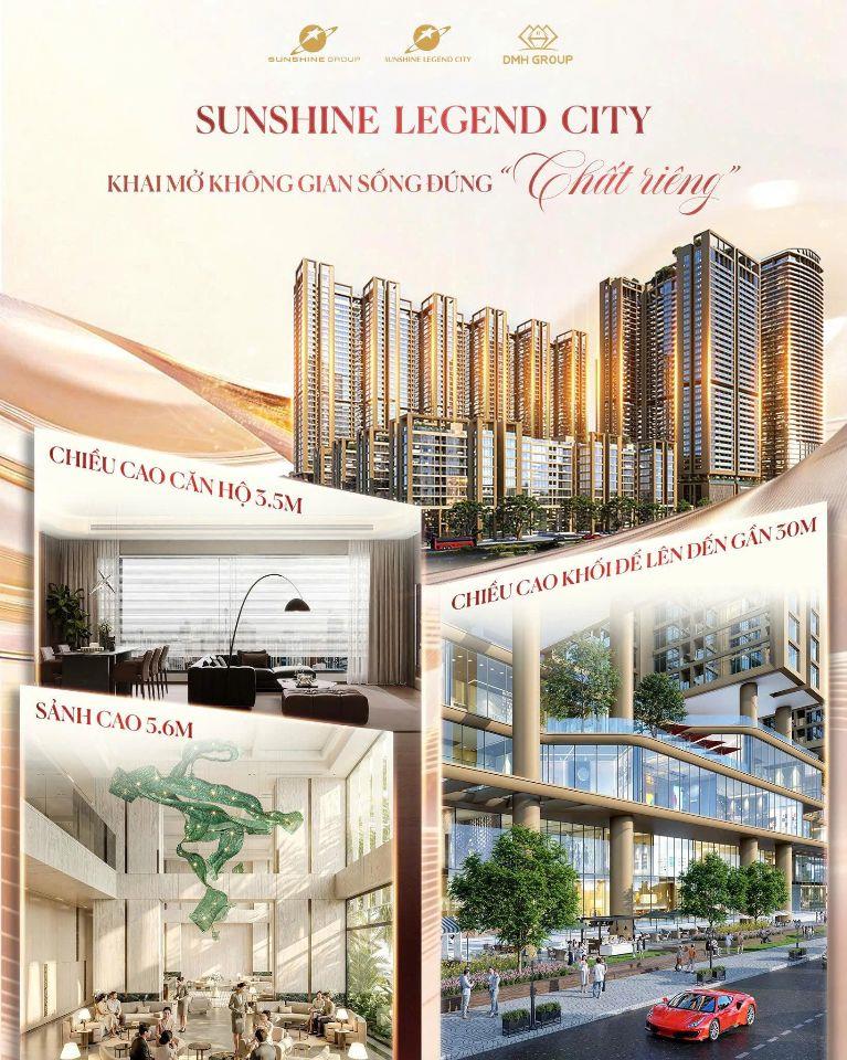 Quỹ độc quyền Sunshine Legend City chỉ 5.7 tỷ căn 3 ngủ