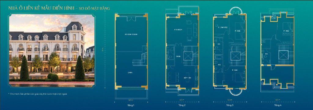 Sở hữu biệt thự DT xây dựng lên đến 400m2 giá từ 4.9 tỷ tỷ tại Châu Sơn, Phủ Lý