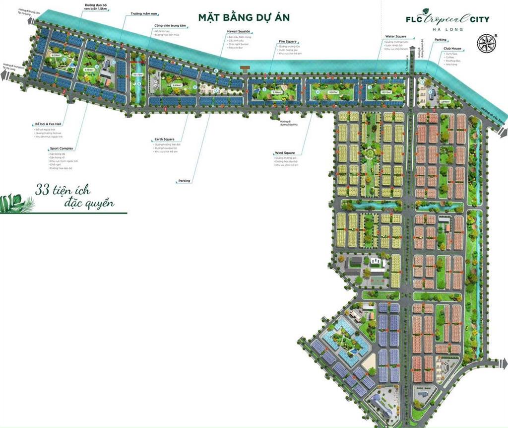 Giá chỉ từ 16tr/m tiền đất sở hữu ngay lô đất biển tại dự án flc tropical hạ long
