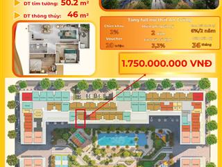 Bán căn hộ full nội thất tại the win city, giá 1,76 tỷ, diện tích 68m2, 2pn, 1wc, view hồ bơi đẹp