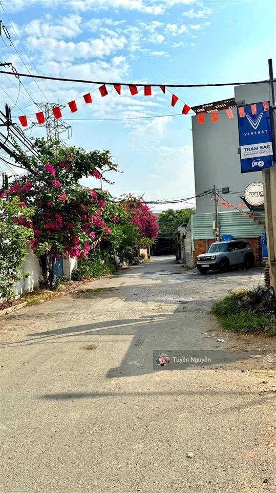 Đất đẹp góc 2 mặt tiền ngang 7m sát ga metro bình thái p.trường thọ thích hợp xây chdv hẻm xe tải