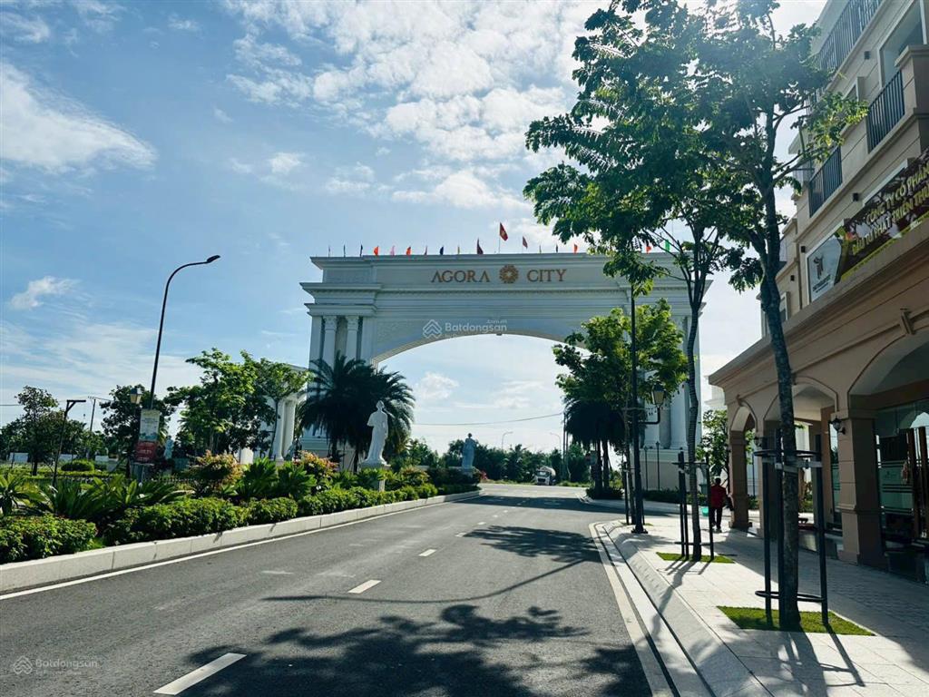 Bán shophouse mặt tiền đại lộ 818 agora city thủ thừa, long an