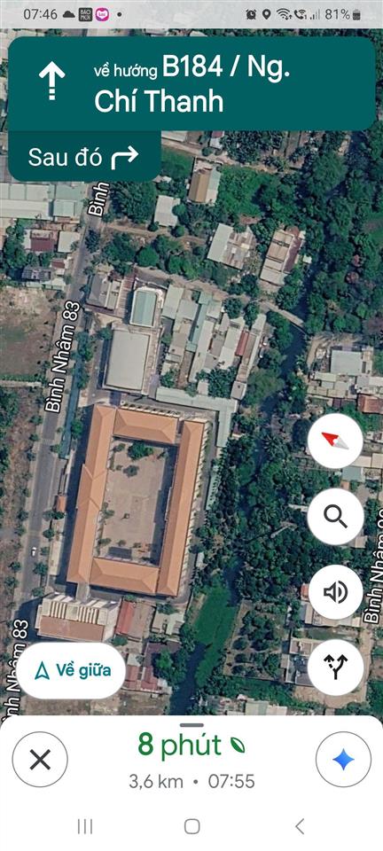 Bán đất tại bình nhâm 83 đường thông từ cmt8 ra sông sài gòn, 150m2, mặt tiền 5m, chỉ 6.2 tỷ.