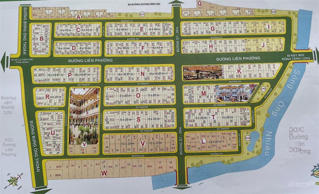 Chuyên đất nền kdc sở văn hóa thông tin, phường long trường, tp hcm 90m2 giá 6.85 tỷ