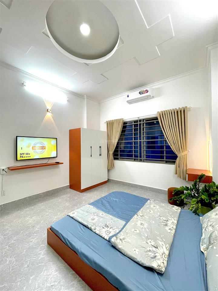 Cho thuê căn hộ dịch vụ full nội thất ngay đường lê thị riêng, quận 1
