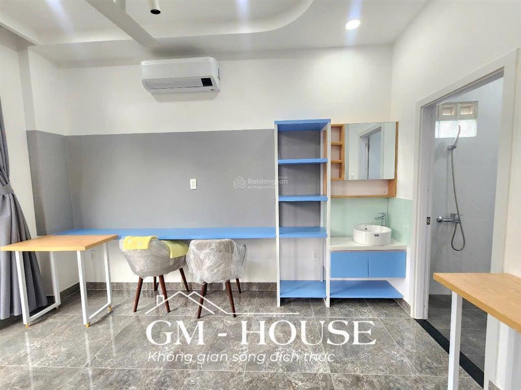 Cho thuê phòng studio/1 pn ban công/ máy giặt riêng/ full nội thất, bùi đình tuý, bình thạnh 40m2