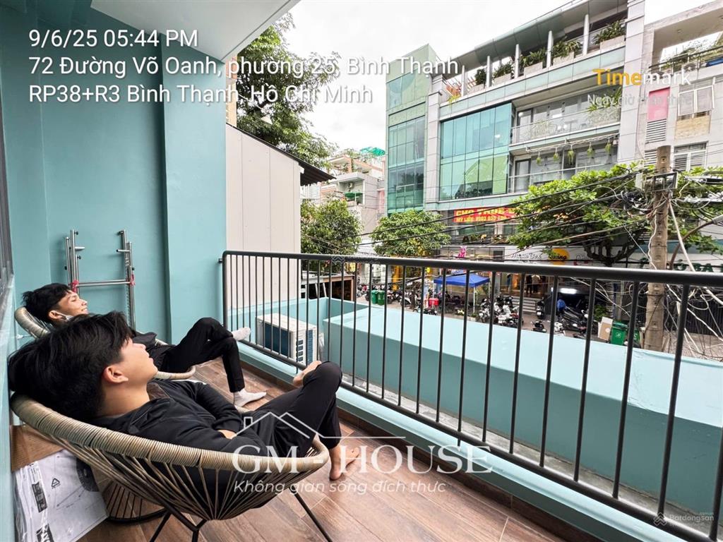 Cho thuê căn studio/ 1 phòng ngủ võ oanh, thạnh mỹ tây, bình thạnh, ban công/máy giặt sát q1