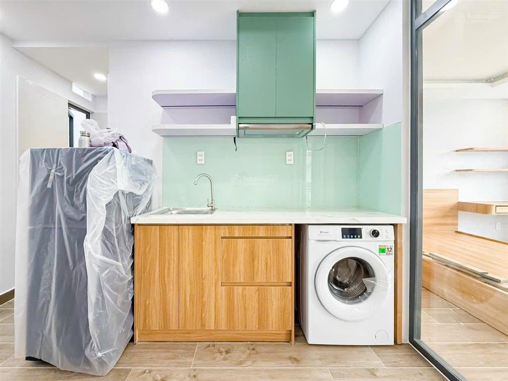 Cho thuê căn hộ 1 phòng ngủ 45m2 sát văn lang đặng thuỳ trâm, bình thạnh full nội thất an ninh