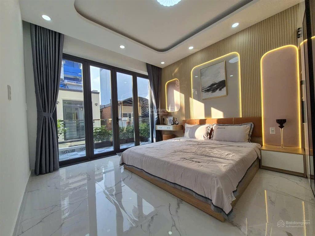 Nhà phố luxury gara ô tô hẻm 6m thông khu dân cu thusun  nhỉnh  8 đ 54m2