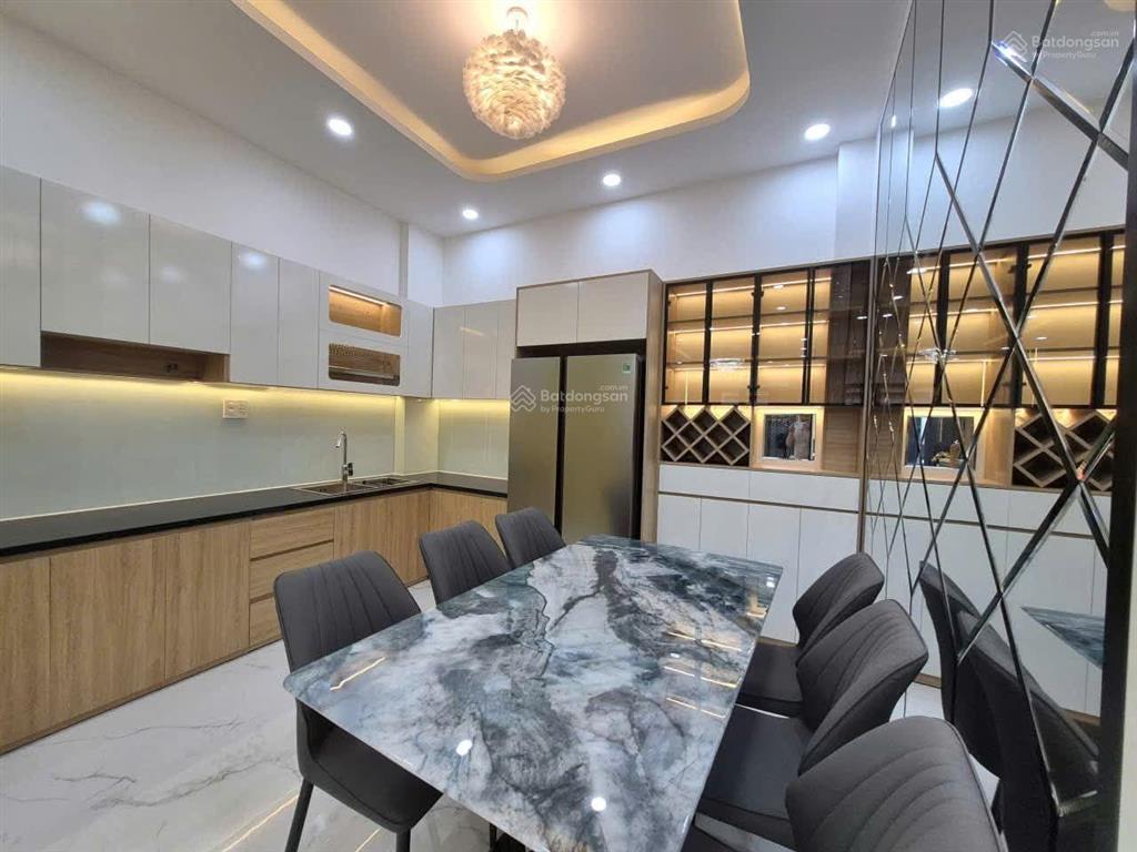 Nhà phố luxury gara ô tô hẻm 6m thông khu dân cu thusun  nhỉnh  8 đ 54m2