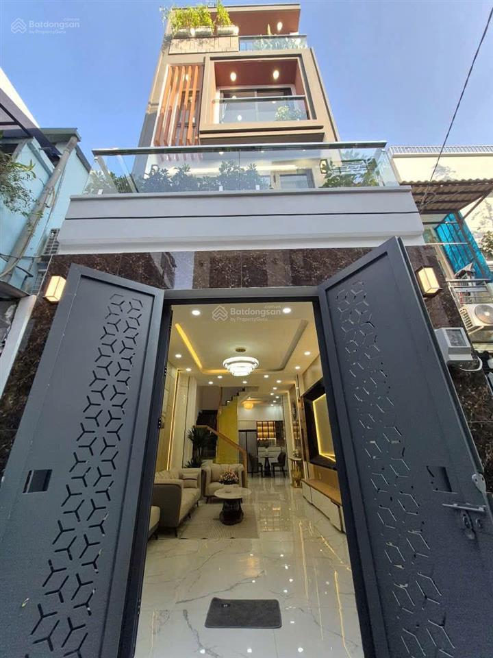 Nhà phố luxury gara ô tô hẻm 6m thông khu dân cu thusun  nhỉnh  8 đ 54m2