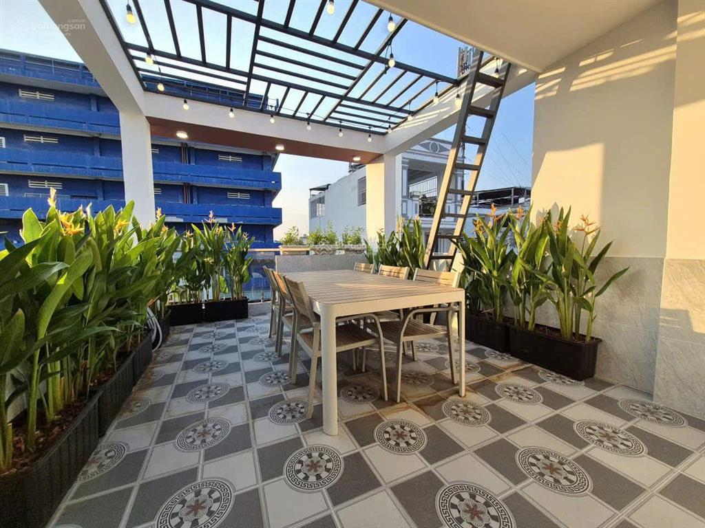 Nhà phố luxury gara ô tô hẻm 6m thông khu dân cu thusun  nhỉnh  8 đ 54m2