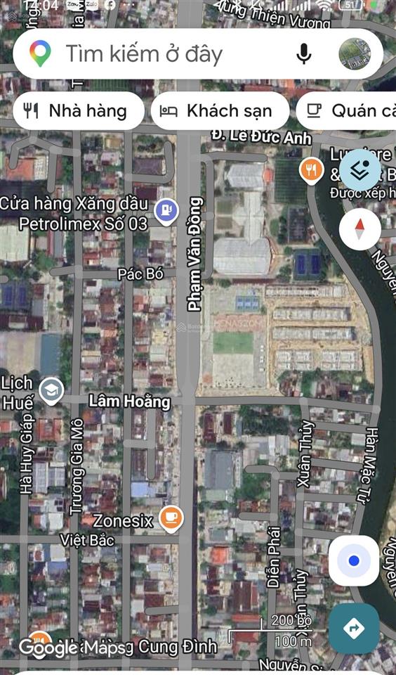 Nhà mặt tiền phạm văn đồng tp huế dòng tiền 40tr/tháng