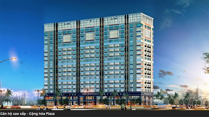 Cho thuê ch 2pn, 2wc, 75m² tại cộng hòa plaza, 12 triệu vnd.  0932 132 *** gặp hiển