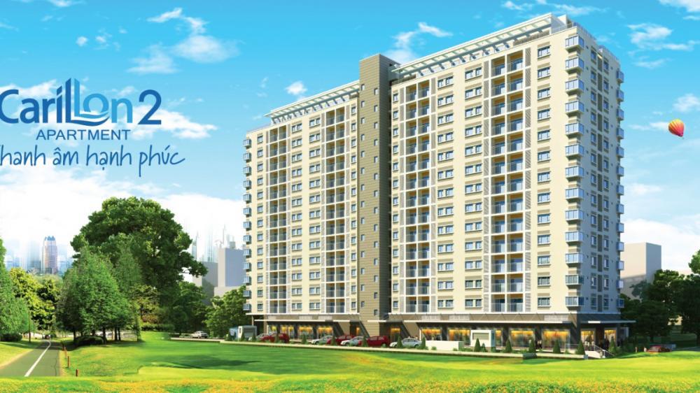 Cho thuê căn hộ 2pn, 2wc, 75m2 tại carillon 2 quận tân phú, 10 triệu vnd, 0932 132 *** gặp hiển