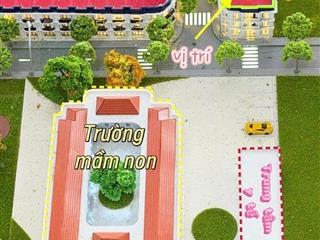 Bán nhanh 2 lô mặt tiền đối diện trường mầm non và trung tâm y tế chỉ 1ty479