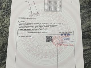 Bán nhà hẻm 753/15 lò gốm, quận 6, 244m2, chính chủ bán gấp 15 tỷ còn tl (61tr/m2)