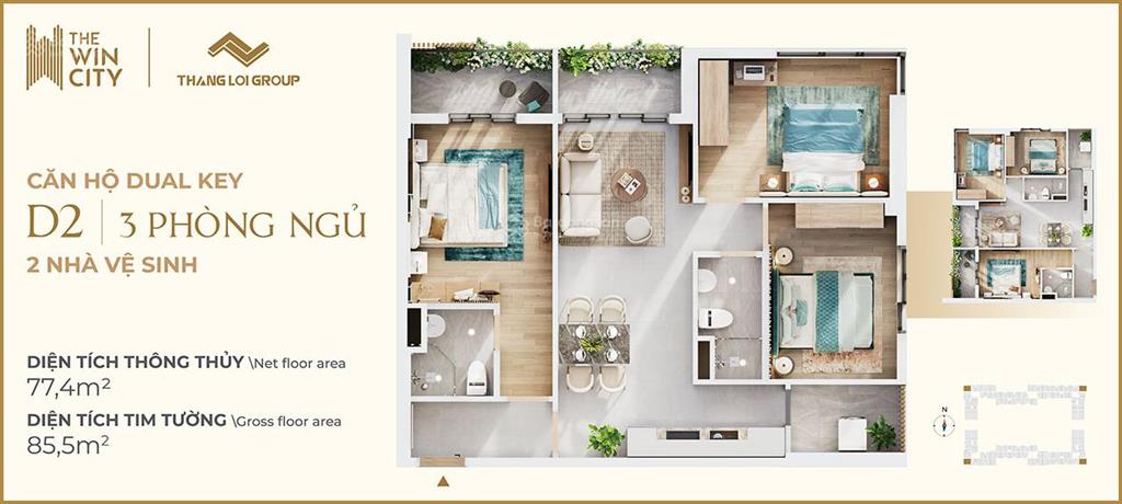 The win city giỏ hàng căn hộ 3pn siêu tiện nghi giá tốt giá trực tiếp từ chủ đầu tư ck đến 12%