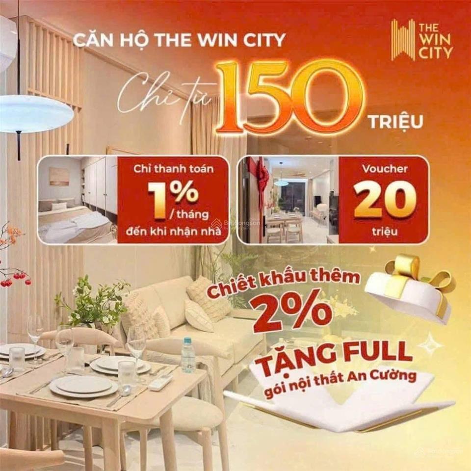 The win city hộ cao cấp tt 160 triệu ký ngay hđmb chiết khấu 12% tặng full nội thất an cường