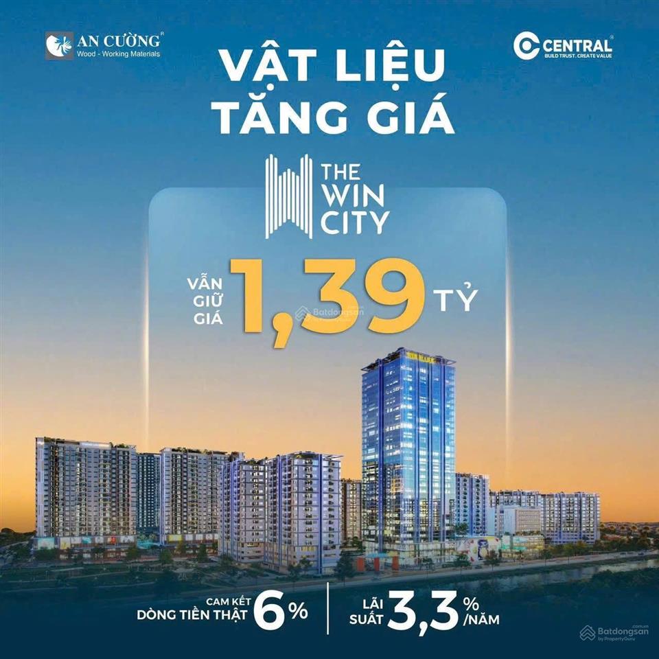 Sở hữu nhà riêng bằng giá cho thuê chỉ có tại the win city. tt hàng tháng chỉ 7 triệu