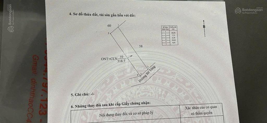 Đất thổ cư ont diện tích lớn, giá rẻ tại khu vực