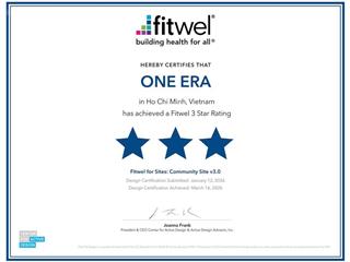 One era khu đô thị đầu tiên tại châu á đạt chứng nhận fitwel 3 sao tâm điểm đầu tư 2026