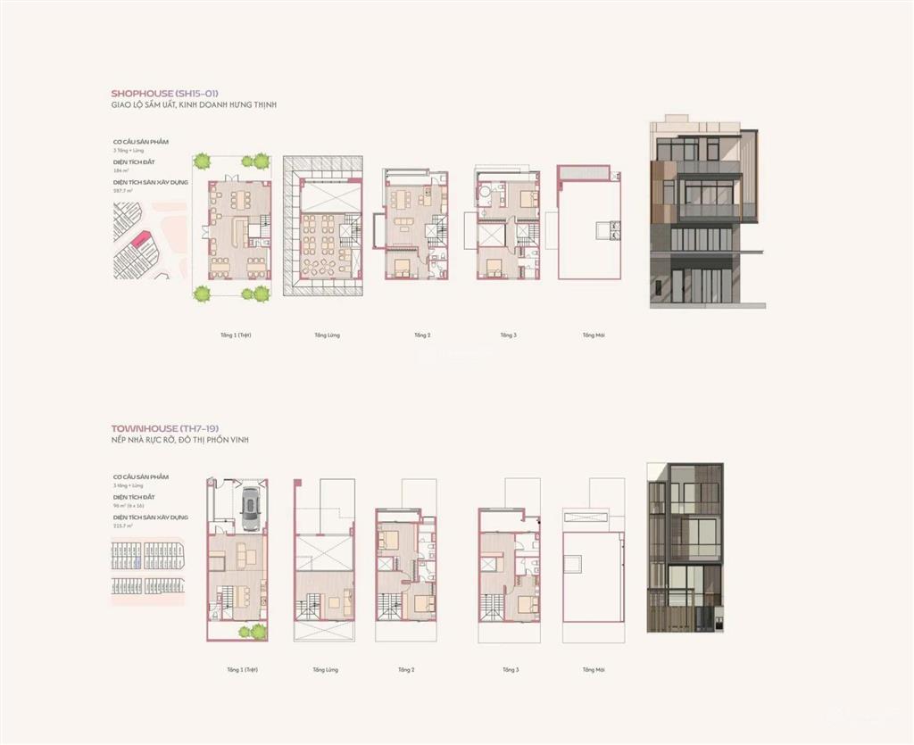 Shophouse và nhà phố liền kề tại siêu đô thị tỷ usd  one era
