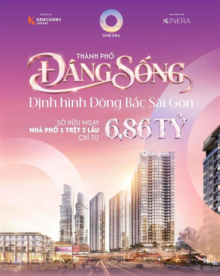 Chỉ cần 1 tỷ sở hữu ngay nhà phố 1 trệt 2 lầu tại thành phố đáng sống đông bắc sài gòn