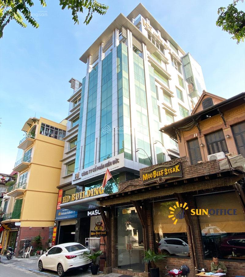 Cho thuê văn phòng tại 57 trần quốc toản, hoàn kiếm, dt 183m2, vị trí trung tâm, mặt đường lớn