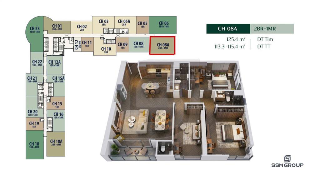 Căn 2pn giá tốt hiếm có view nội khu đẹp | lumière hanoi