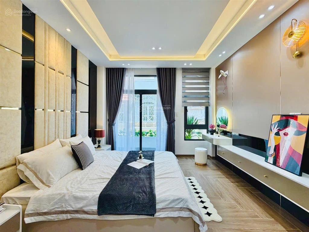 Hẻm 4m tú mỡ  gò vấp  nhà 4 tầng mới đẹp  55.2m2  8.98 tỷ tl