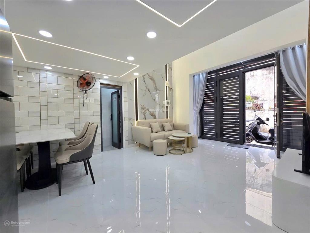 Hẻm xe hơi 6m  phan văn trị  bình thạnh  5 x 6m nở hậu  3 tầng  6.950 tỷ tl